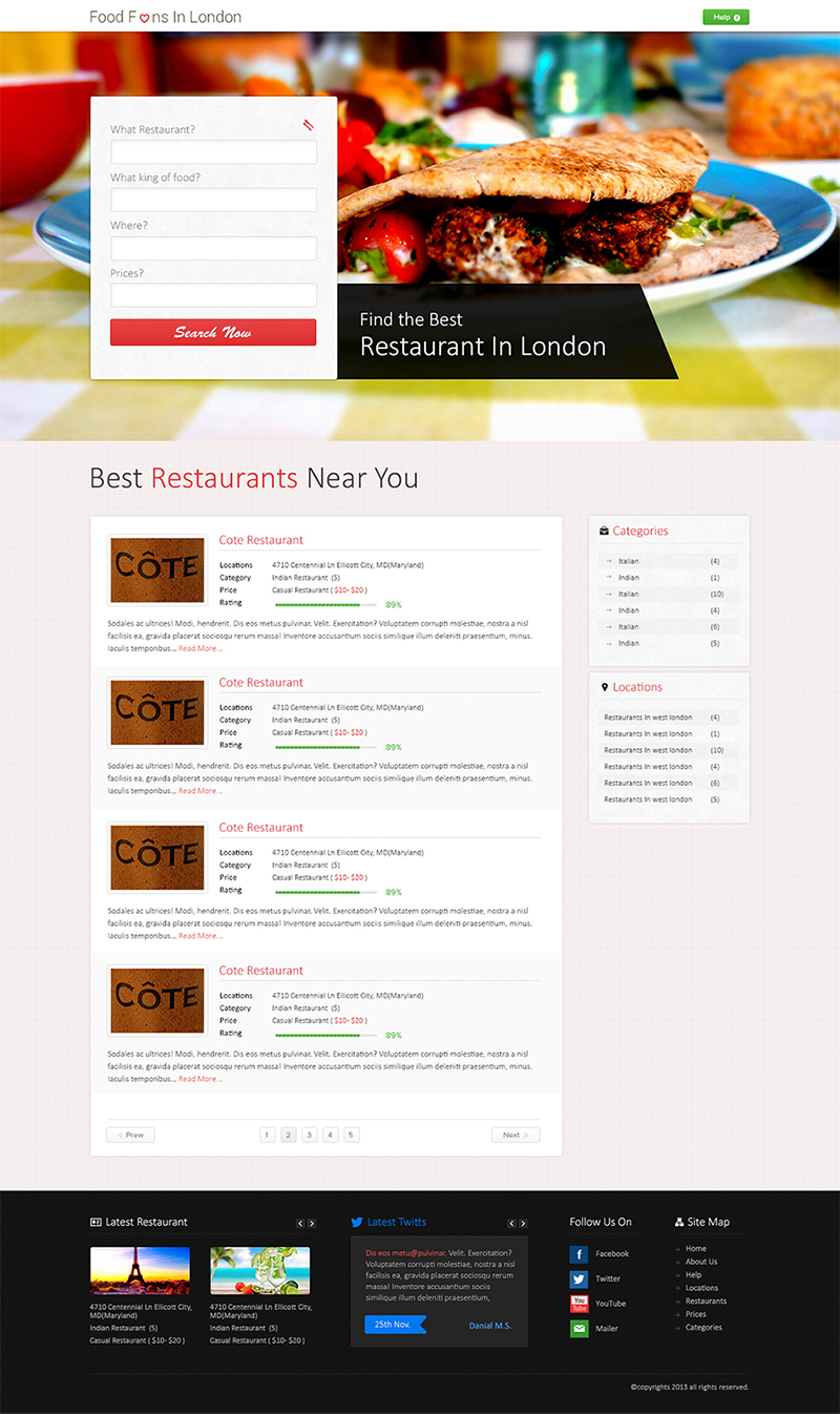Web Design by DesignGalaxy for this project | Design #2372839