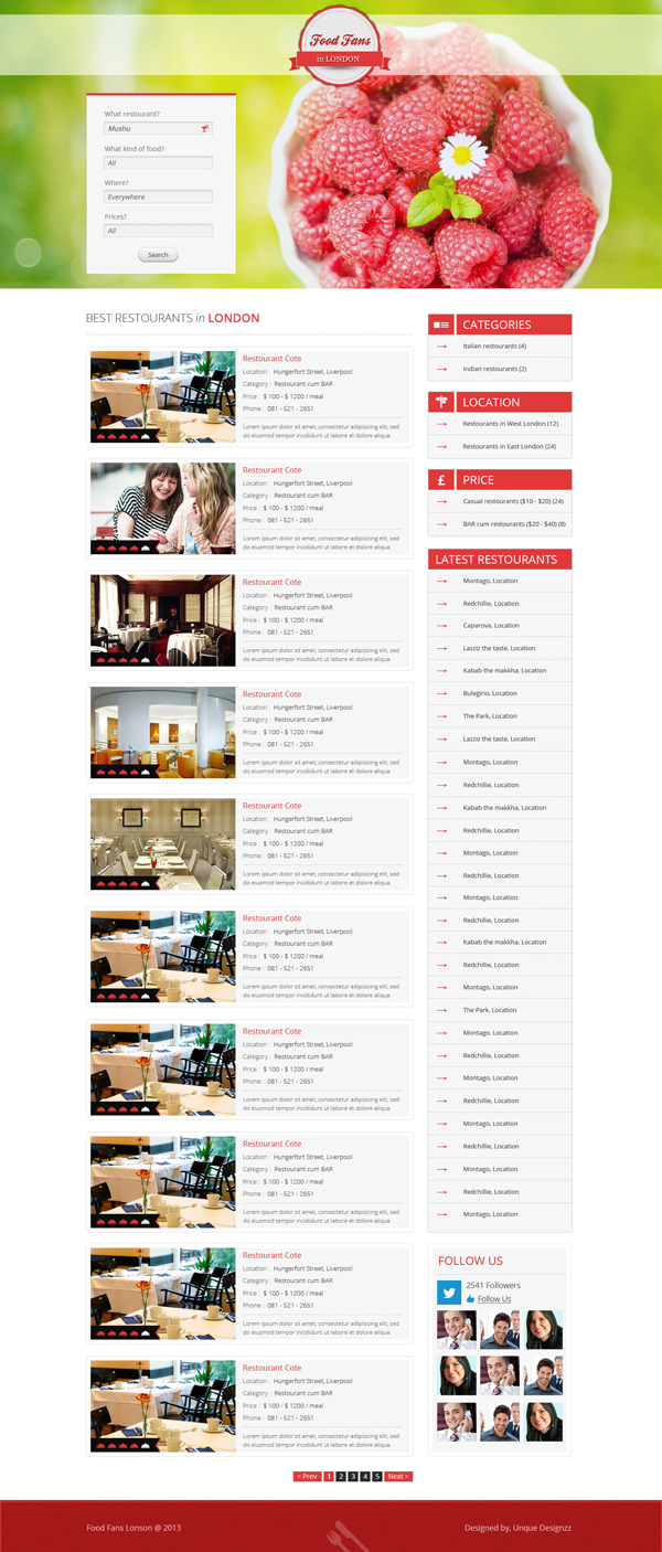 Diseño Web por UniqueDesignz para este proyecto | Diseño #2405540