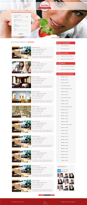 Web Design by UniqueDesignz for this project | Design: #2405544