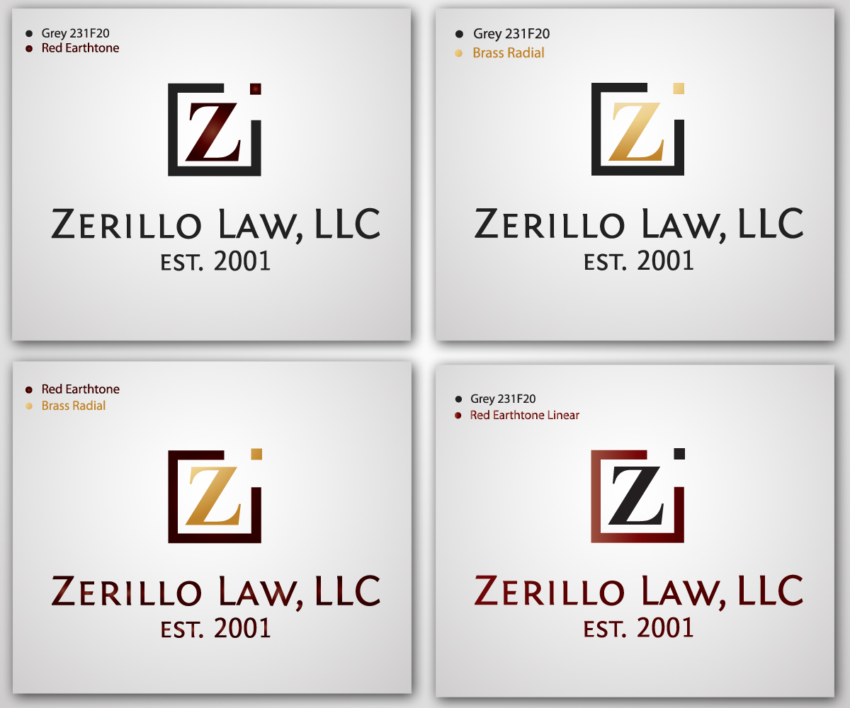 Diseño de Logo por GenArt para Zerillo Law, LLC | Diseño #2569663