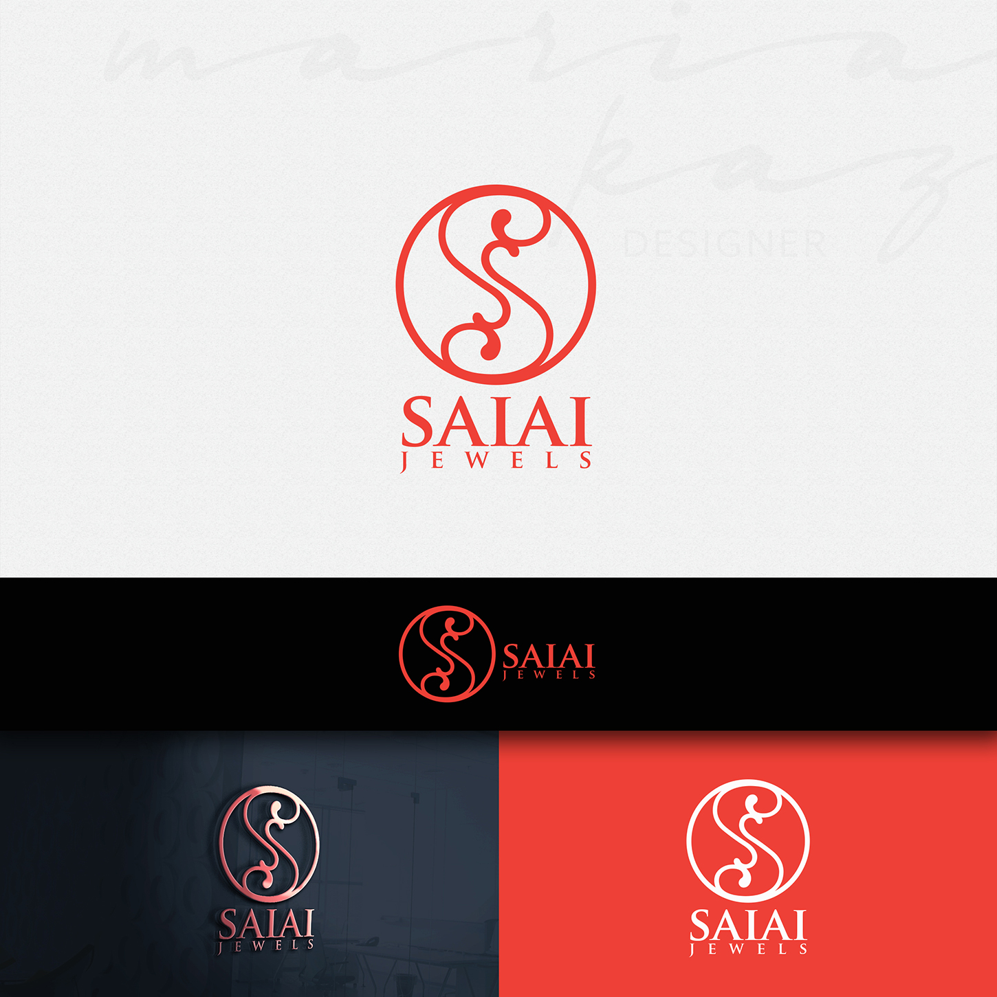 Logo Design by maria-kaz for Saiai Jewels | Design #11905021