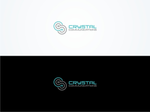 Crystal Communications  | Logo Design by Atvento Graphics