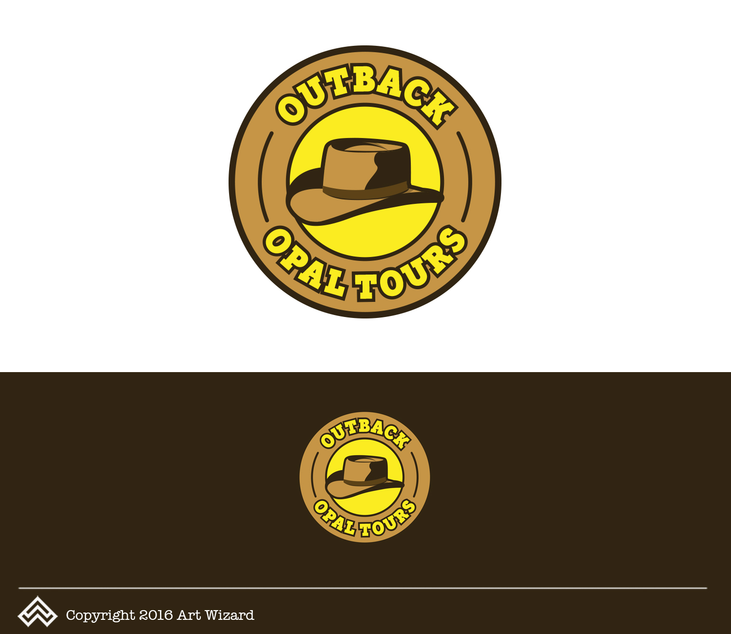 Logo Design by Grapismo Brand Studio for OUTBACK OPAL TOURS | Design #11980204