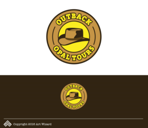 Diseño de Logo por Grapismo Brand Studio para OUTBACK OPAL TOURS | Diseño: #11980204
