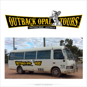 Diseño de Logo por vladst2004 para OUTBACK OPAL TOURS | Diseño: #11904663