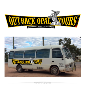 Diseño de Logo por vladst2004 para OUTBACK OPAL TOURS | Diseño: #11904664