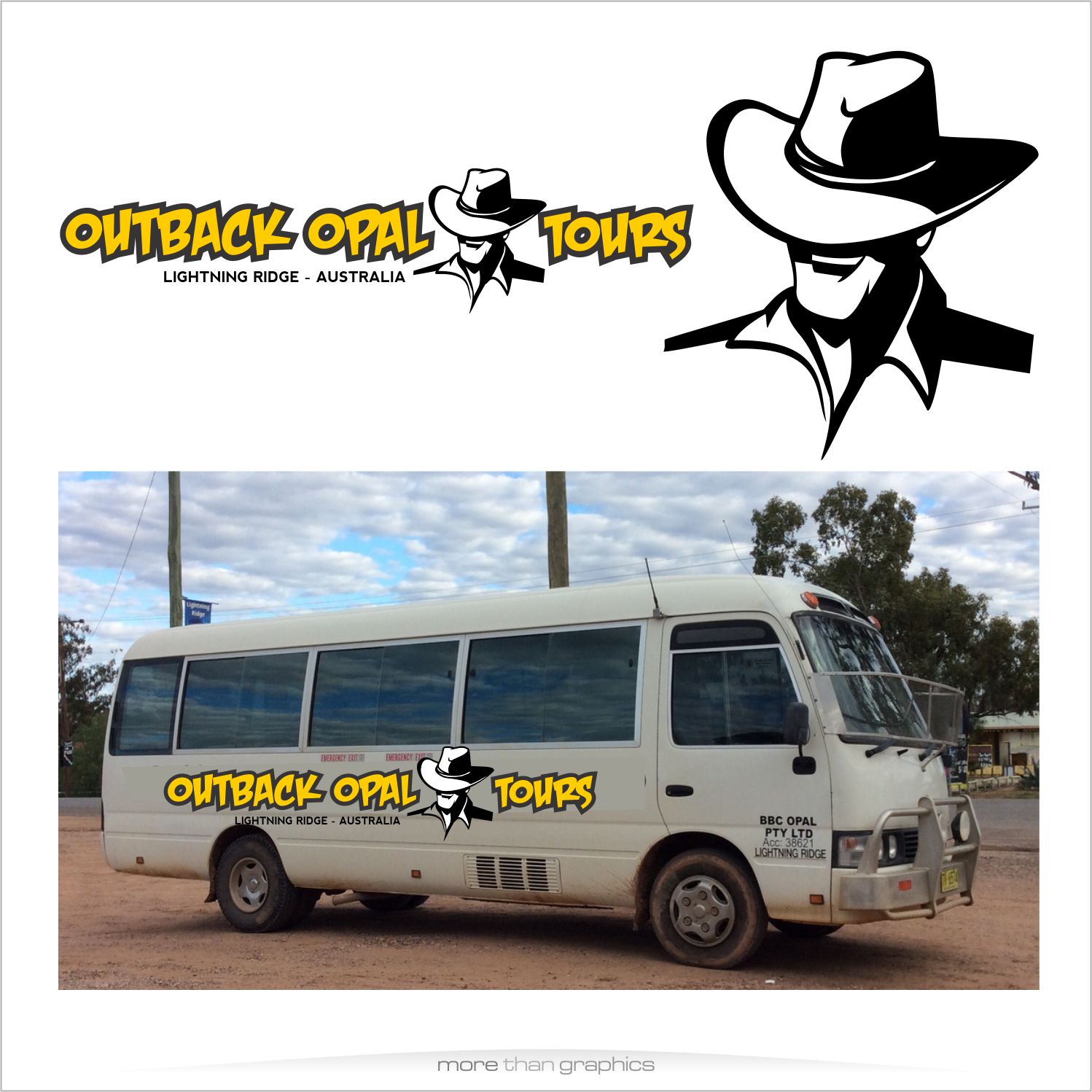 Logo Design by vladst2004 for OUTBACK OPAL TOURS | Design #11933874