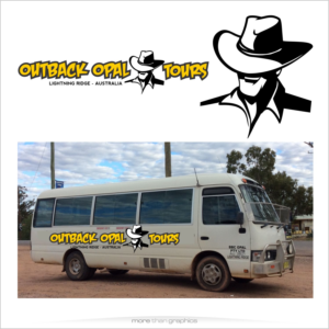 Diseño de Logo por vladst2004 para OUTBACK OPAL TOURS | Diseño: #11933874