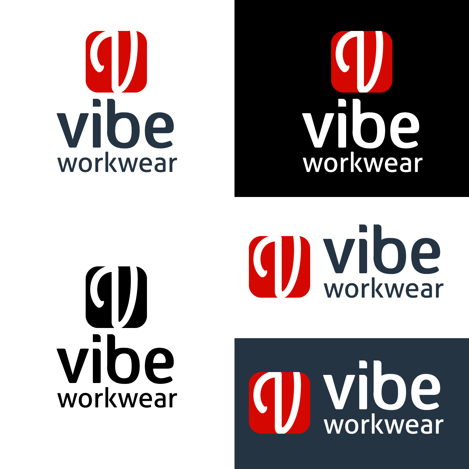 Logo Design by Rodrigo Angeli for Vibe Workwear Ltd. | Design #11934117