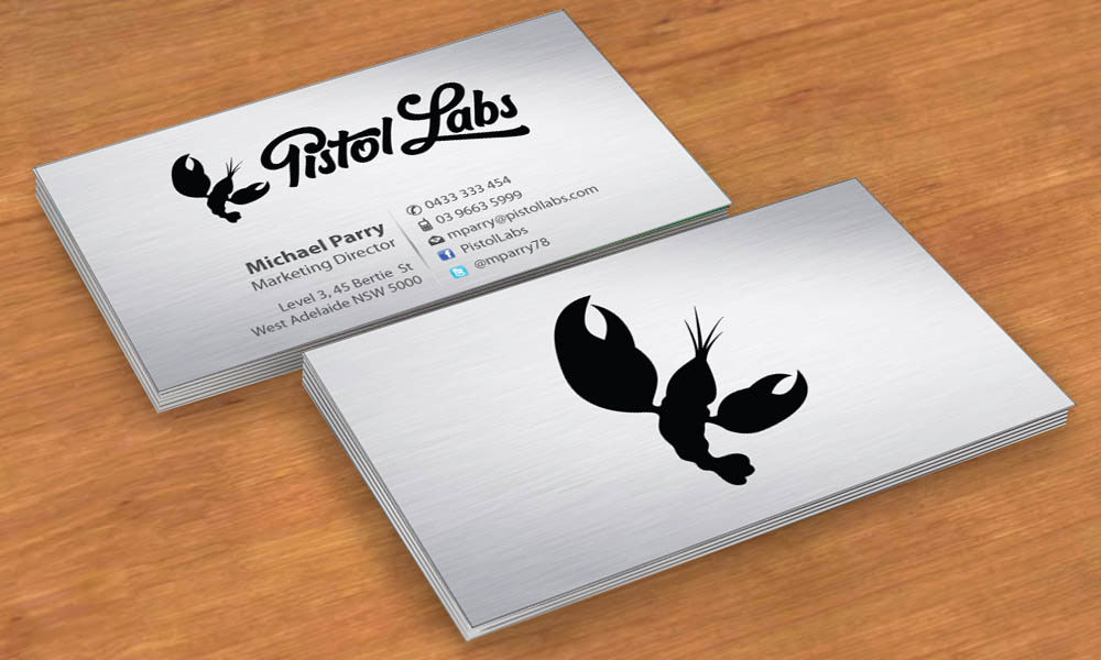 sleek business cards