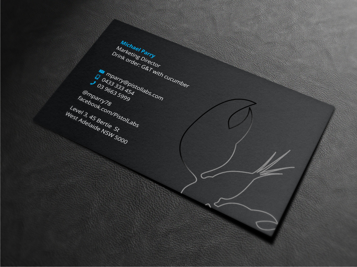 sleek business cards