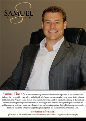 Design de Flyer par Lucky Striker pour Samuel Finance Pty Ltd | Design : #2408792