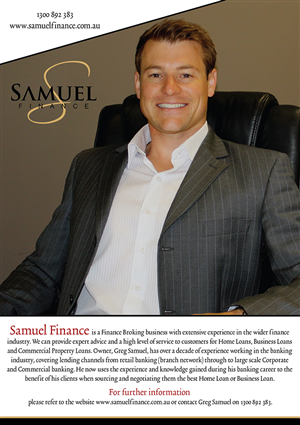 Flyer Design by Lucky Striker for Samuel Finance Pty Ltd | Design: #2408834