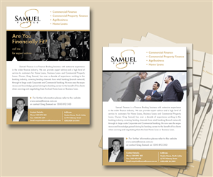 Design de Flyer par Maike Geraghty D3SIGN! pour Samuel Finance Pty Ltd | Design : #2419925