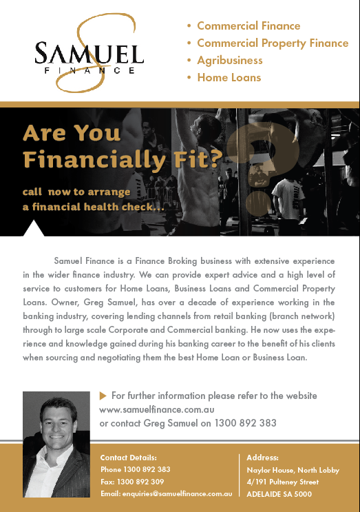 Flyer Design by Maike Geraghty D3SIGN! for Samuel Finance Pty Ltd | Design #2425253