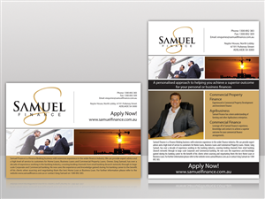 Flyer Design by Mon01 for Samuel Finance Pty Ltd | Design: #2414918