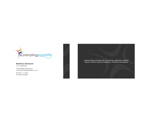 Business Card Design by vanessasitsonthewall for this project | Design: #2373274
