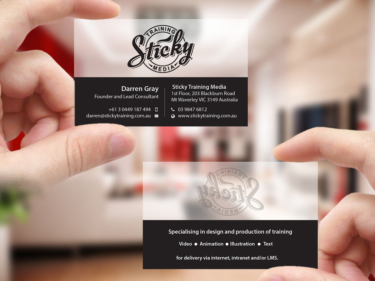 Visitenkarten-Design von Creations Box 2015 für dieses Projekt | Design #11892094