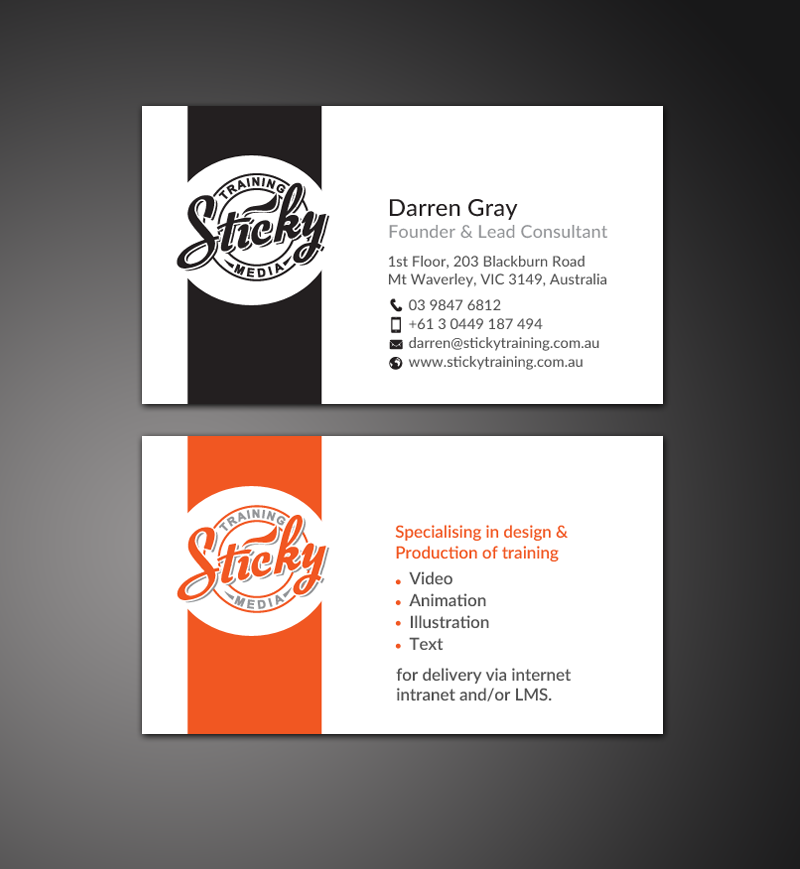 Business Card Design by chandrayaan.creative for this project | Design #11889322