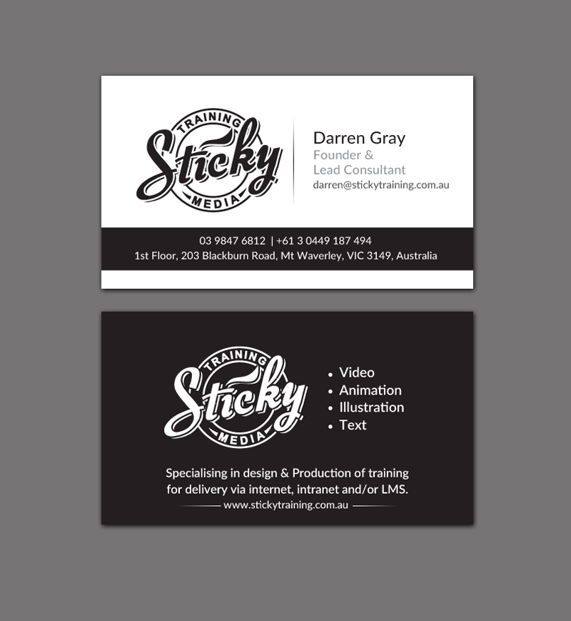 Business Card Design by chandrayaan.creative for this project | Design #11904942