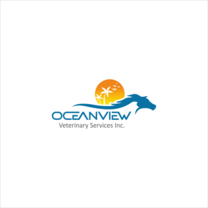 Logo Design by Arham Hidayat for Oceanview Veterinary Services Inc. | Design #11960189