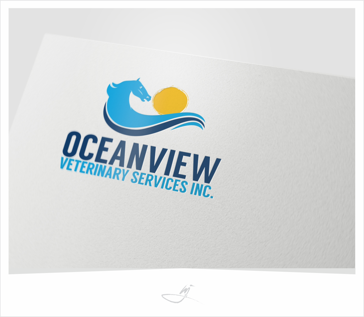 Logo-Design von Mimi &amp; Max für Oceanview Veterinary Services Inc. | Design #11953862
