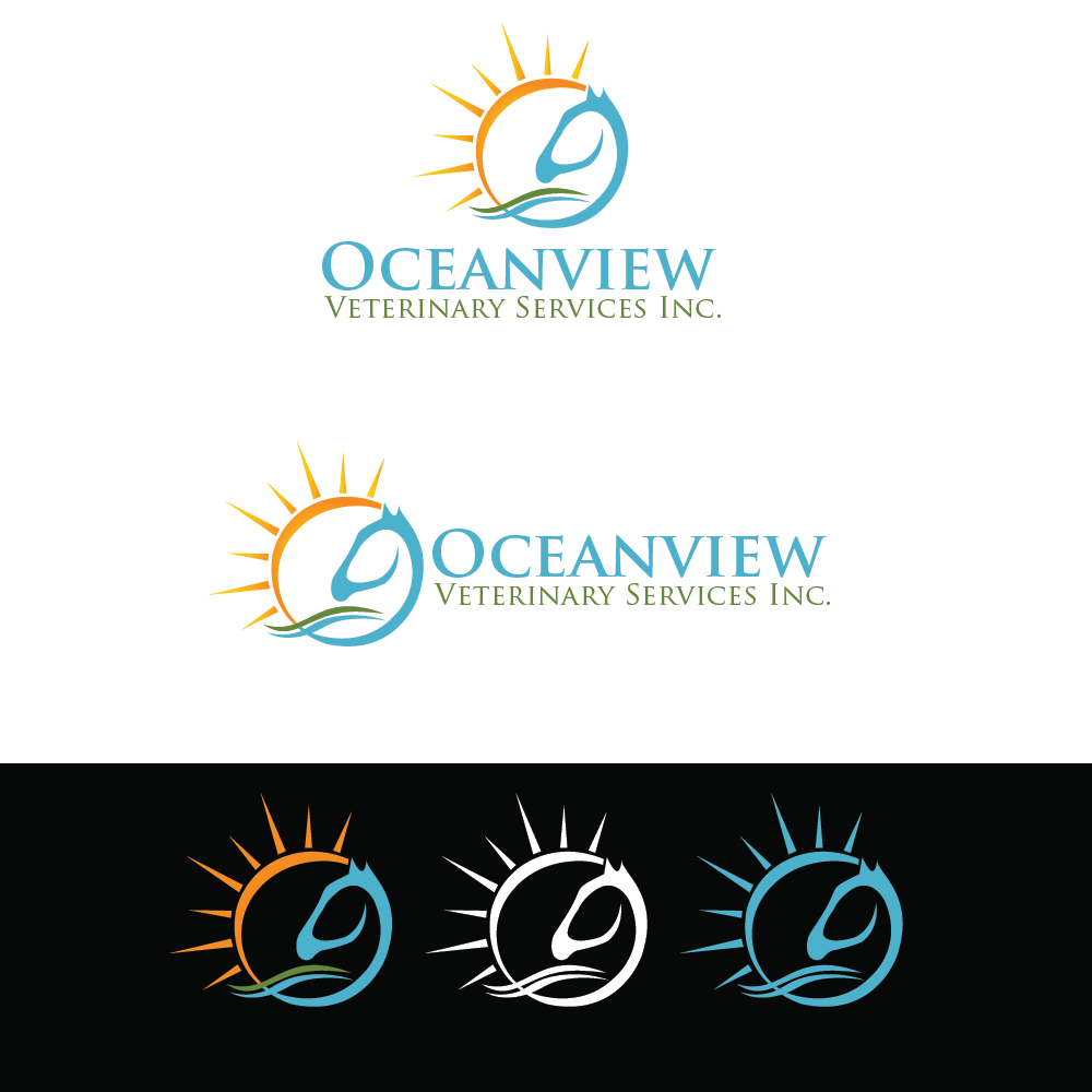 Logo-Design von TB Designs für Oceanview Veterinary Services Inc. | Design #11876308