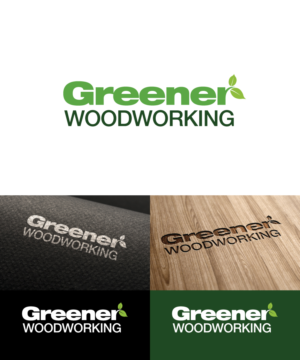 GreenerWoodworking | Logo Design by Sergio Coelho