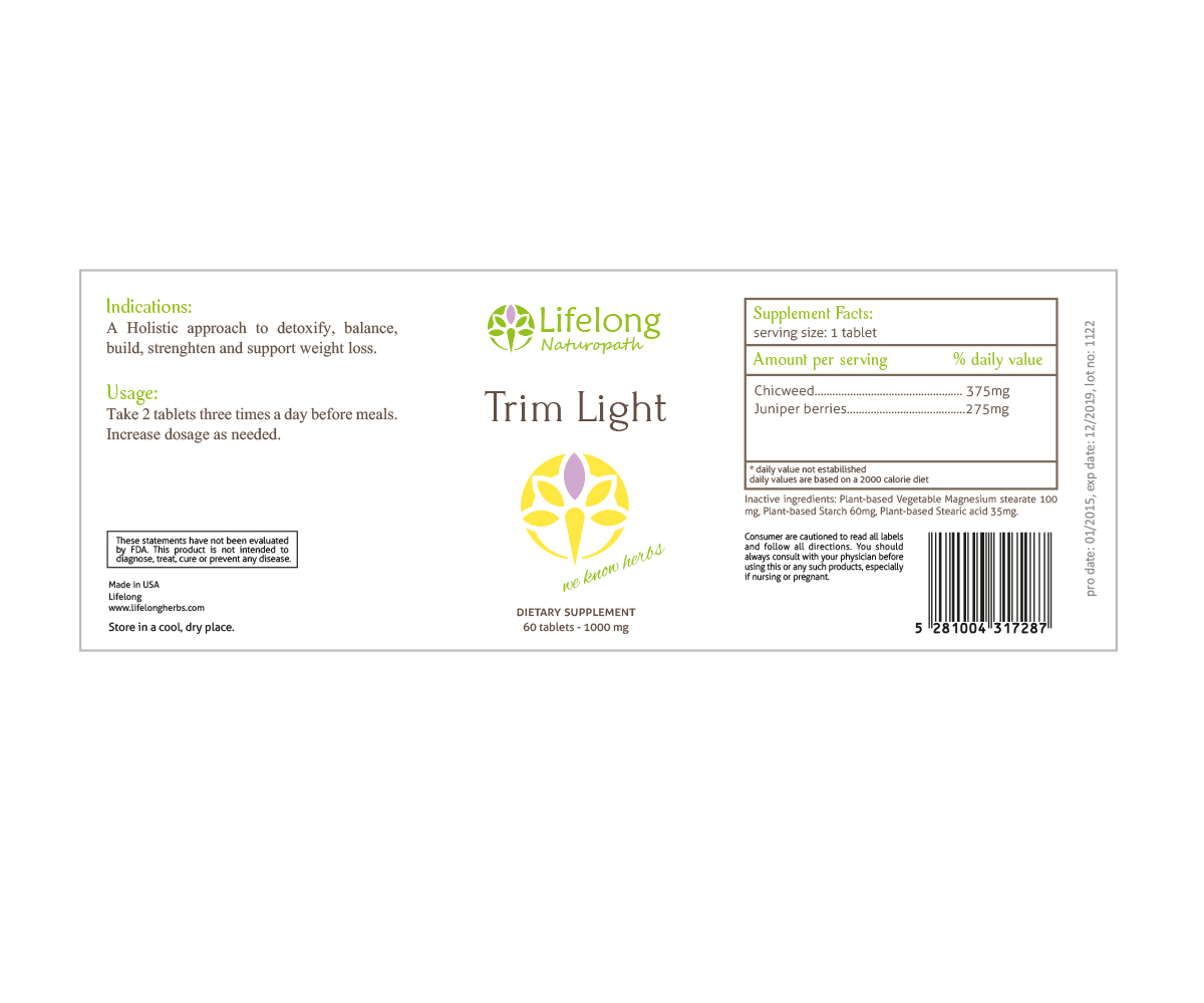 Label Design by aelv440 for LIFELONG NATUROPATHIC | Design #12007978