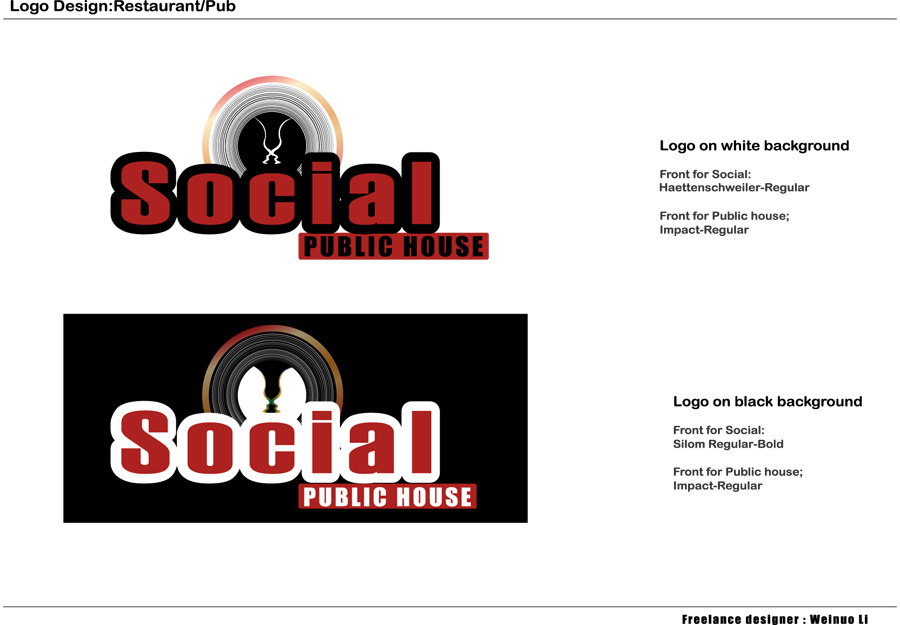Diseño de Logo por wei para Social Modern Pub | Diseño #502472