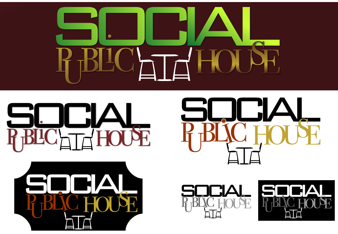 Logo Design by Bryjam for Social Modern Pub | Design #494027