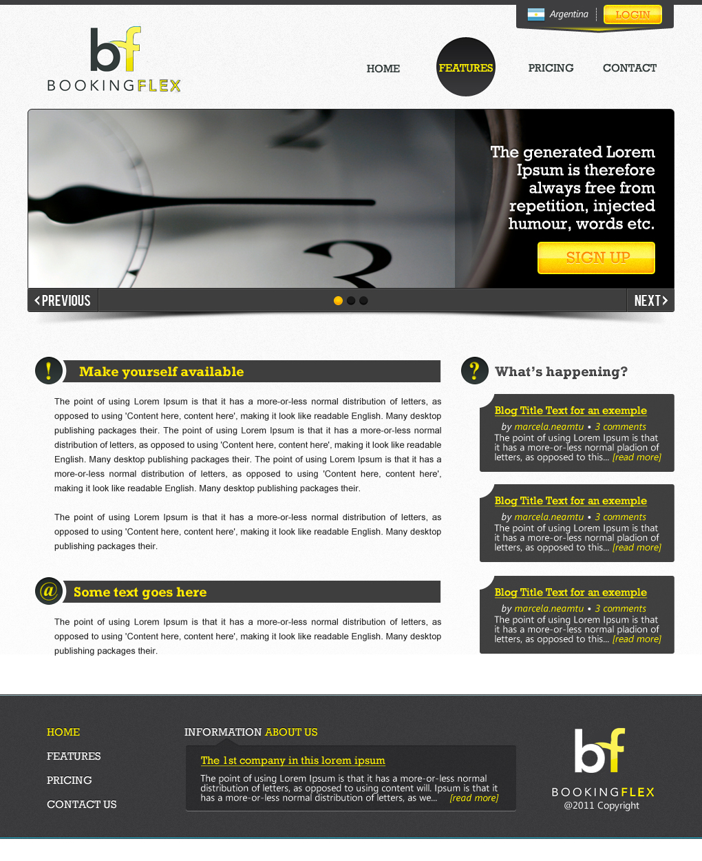 Web Design by Marcela Neamtu for this project | Design #505865