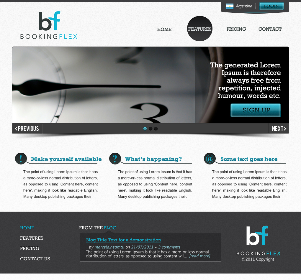 Web Design by Marcela Neamtu for this project | Design #505868