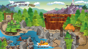 Music Studio Needs a Mountain High Adventure Themed Incentive Map