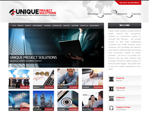 Web Design by macroads for Unique Project Solutions | Design: #2375849