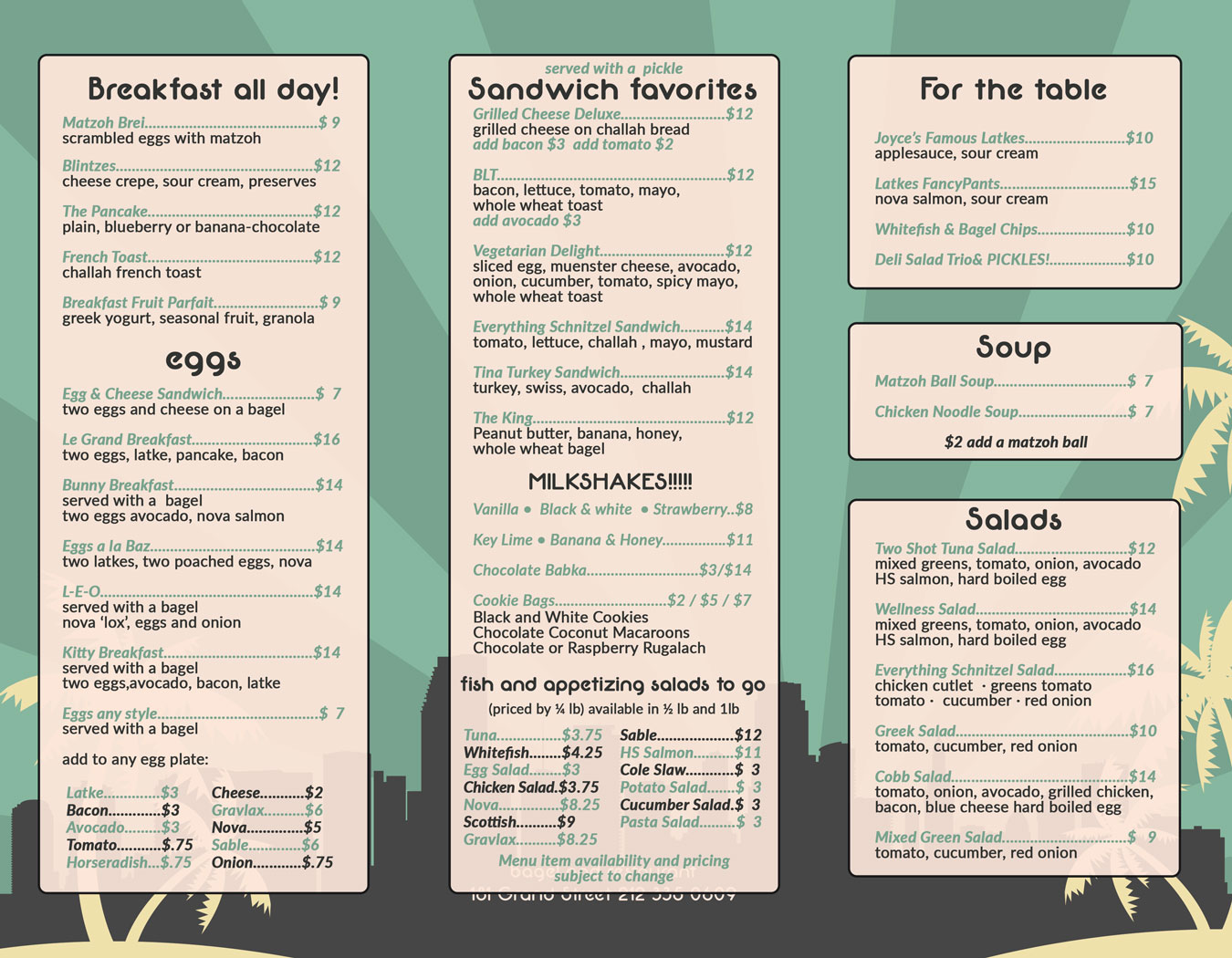 Menu Design by Buney for this project | Design #11951158