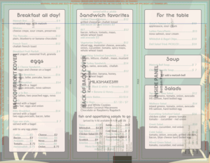 Menu Design by Buney for this project | Design: #12059694