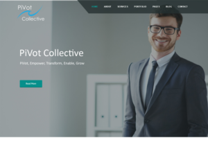 Web Design by Tenti Studio for PIVOT COLLECTIVE | Design: #12141701