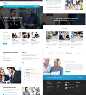 Web Design by Tenti Studio for PIVOT COLLECTIVE | Design: #12141725