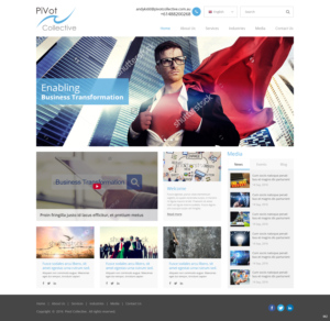 Web Design by pb for PIVOT COLLECTIVE | Design: #12063247