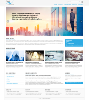 Web Design by pivotaldesign.biz for PIVOT COLLECTIVE | Design: #12141078