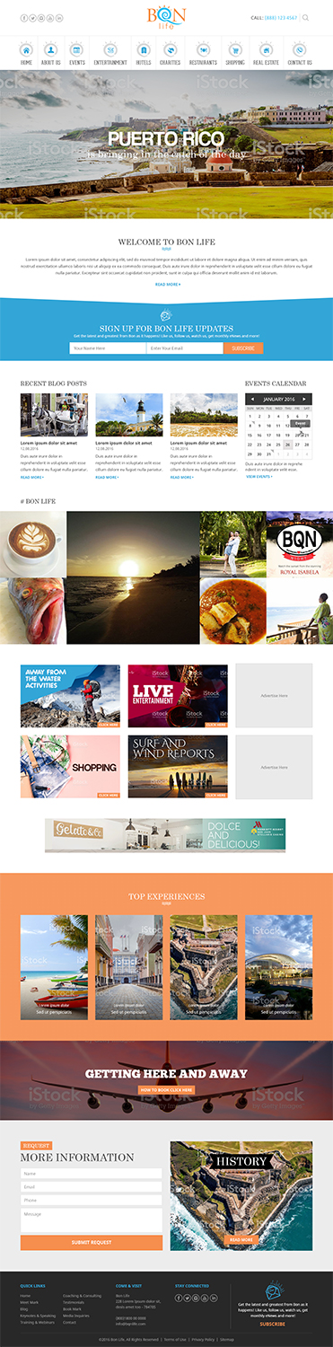 Web-Design von RupalTechno für Puerto Rico Destination Weddings | Design #11928612
