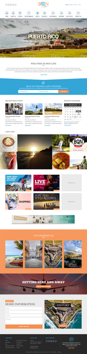 Web Design by RupalTechno for Puerto Rico Destination Weddings | Design: #11928612