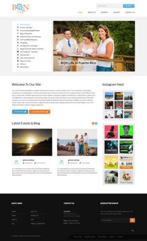 Web Design by pb for Puerto Rico Destination Weddings | Design: #11908901