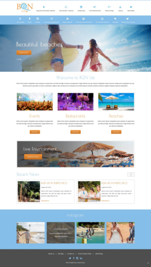 Web Design by pb for Puerto Rico Destination Weddings | Design: #11918191