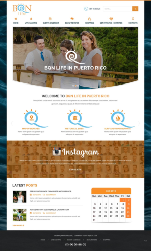 Web Design by pb for Puerto Rico Destination Weddings | Design: #11918192