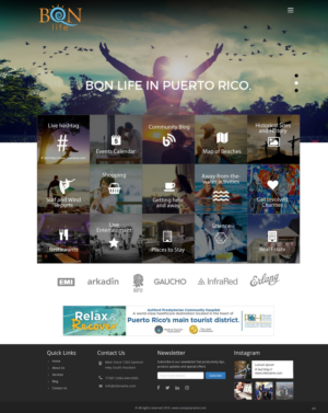 Web Design by pb for Puerto Rico Destination Weddings | Design: #11918193