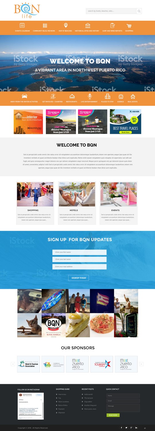 Web Design by pb for Puerto Rico Destination Weddings | Design #11918195