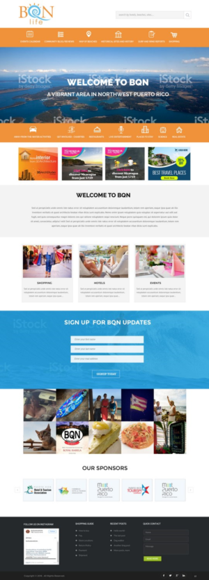 Web Design by pb for Puerto Rico Destination Weddings | Design: #11918195