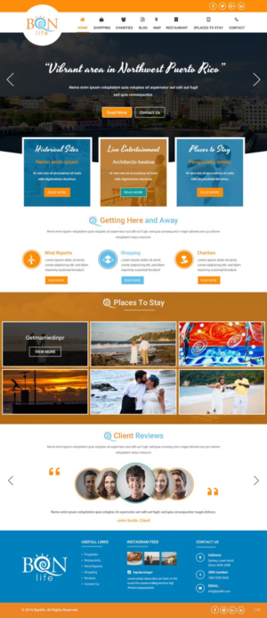 Web Design by pb for Puerto Rico Destination Weddings | Design: #11920693